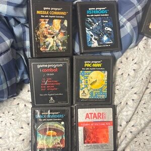 Game Cartridge Collection - Black 15 Atari 2600 games